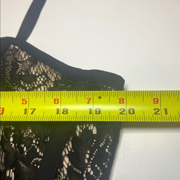 Torrid Black Lace Corset Bustier Top Boned Sheer Lace Y2K Going Out Top Sz 2X - Picture 10 of 10